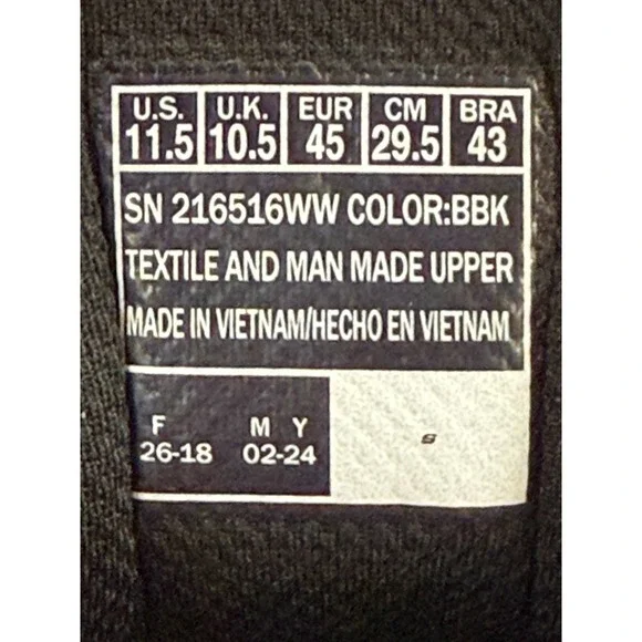 Skechers Go Walk Arch Fit Mens Black Machine Washable Sneakers Size 11.5 - Picture 8 of 8